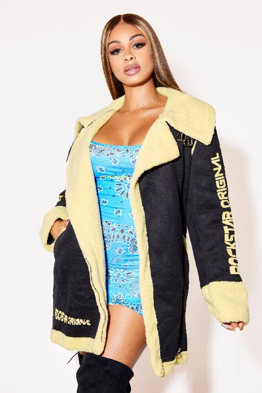 Charlotte Jacket - Black/Yellow